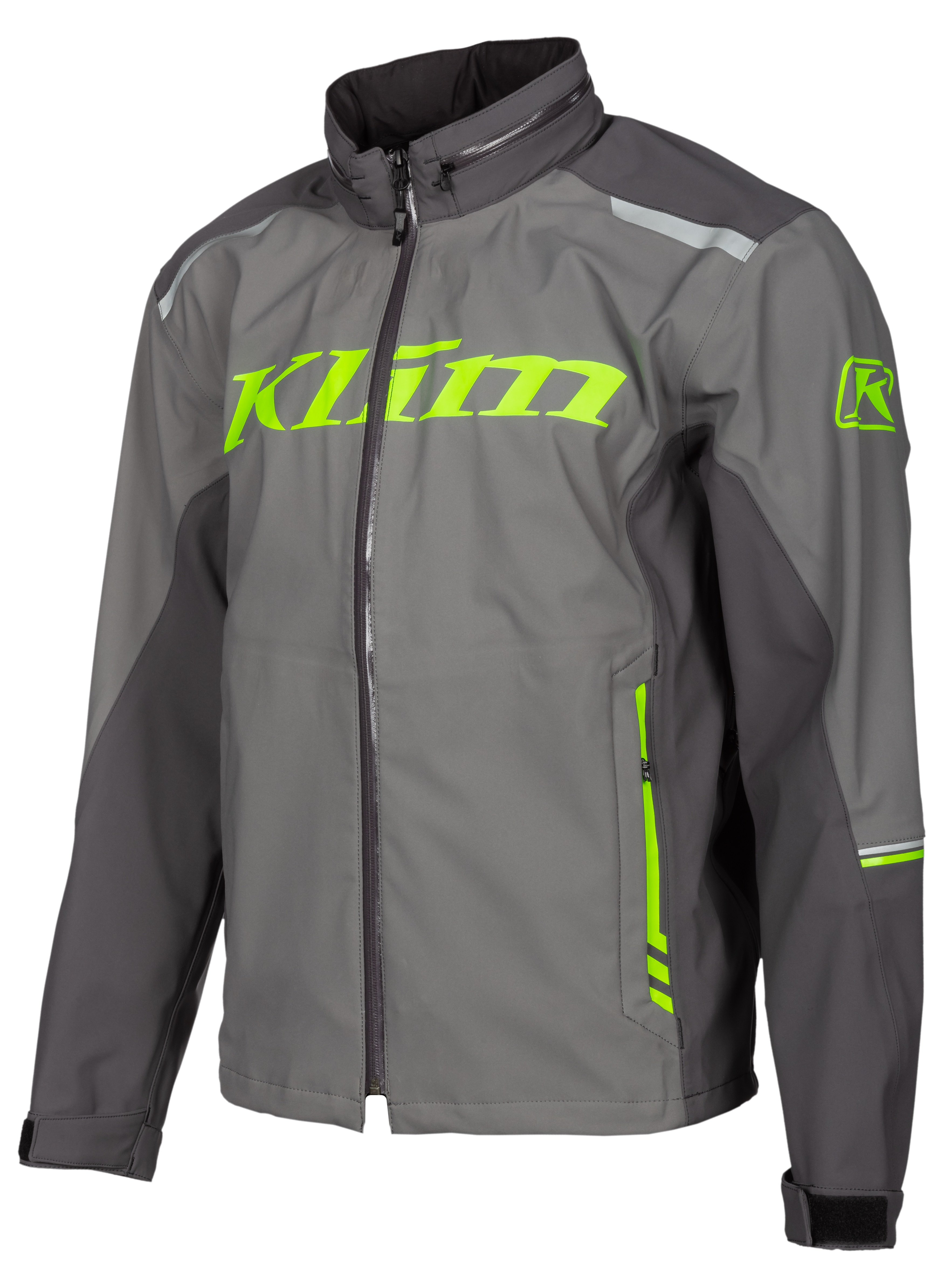 Main image of Klim Enduro S4 Jacket (Castlerock Gray - Electrik Gecko)